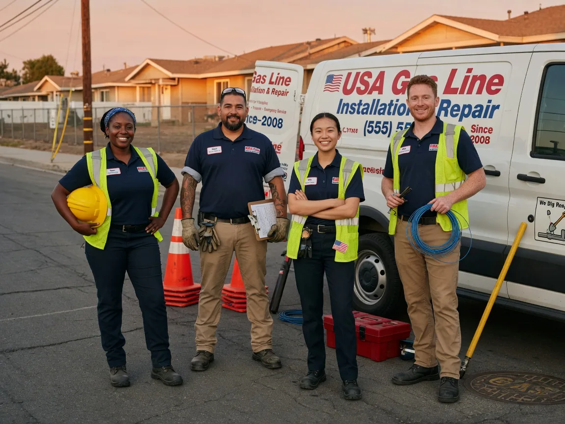 Gas Line Installation company in Bluffton, AR